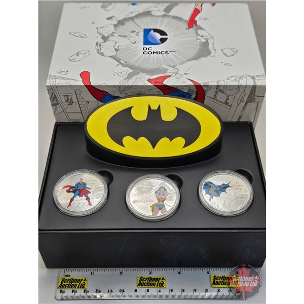 RCM Canada 2016 DC Comics™ Originals : Fine Silver 3-Coin Set - THE MAN OF STEEL (COA #0703