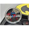 Image 3 : RCM Canada 2016 DC Comics™ Originals : Fine Silver 3-Coin Set - THE MAN OF STEEL (COA #0703