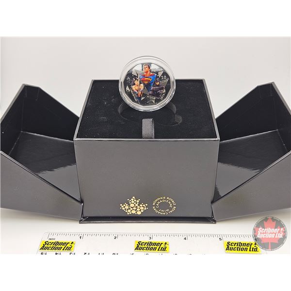 RCM Canada 2016 $20 Fine Silver Coin : Batman v Superman : Dawn of Justice™ : The Trinity (