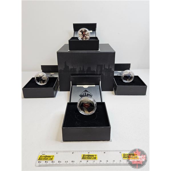 RCM Canada 2016 Batman v Superman : Dawn of Justice™ : Four-Coin Set $10 Fine Silver Coins 