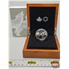 Image 1 : RCM Canada 2017 $20 Fine Silver Coin : Master of the Land : The Timber Wolf (COA #5065) (99.99%) (GS