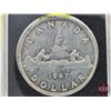 Image 2 : Canada One Dollar 1947 Blunt 7