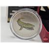Image 6 : RCM Canada 2014 : 25-Cent Coloured Coin : Prehistoric Creatures : Tiktaalik (COA #20196) (Glow in th
