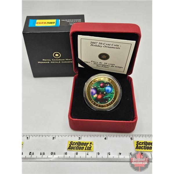 RCM Canada 2007 : 50-Cent : Holiday Ornaments (COA #10240)