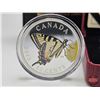 Image 2 : RCM Canada 2013: Butterflies of Canada : Canadian Tiger Swallowtail : Silver Plated Coin (COA #05655