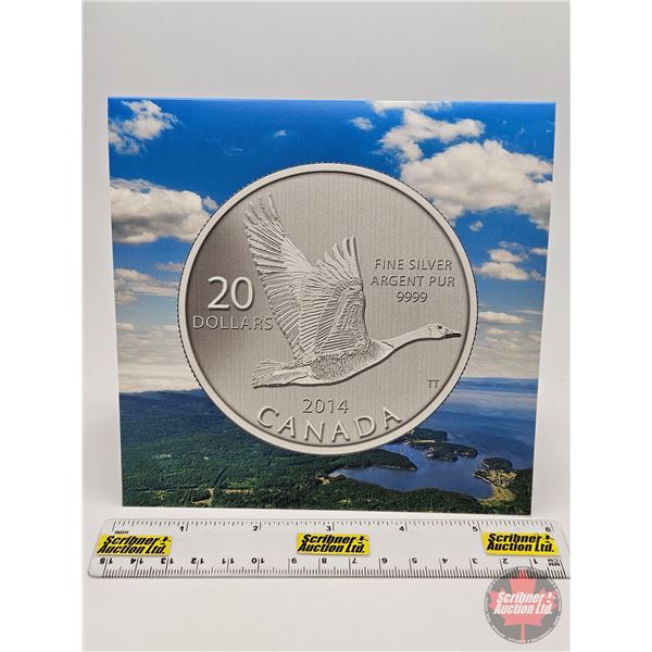 RCM Canada 2014 $20 Fine Silver : Goose (99.99%) (GST Exempt)