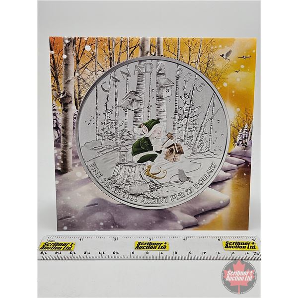 RCM Canada 2016 $25 Fine Silver : Woodland Elf (99.99%) (GST Exempt)