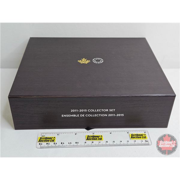 The Royal Canadian Mint's Custom Collector Case Holds 20 coins from the 2011-2015 Face Value Series 