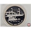 Image 2 : Canada Proof Silver Dollar : 1991 Frontenac