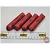 Image 1 : Canada One Cent Rolls (4) : 1940; 1941; 1942; 1943 (200 Coins)