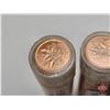 Image 3 : Canada One Cent Rolls (4) : 1963 (in Tubes) (200 Coins)