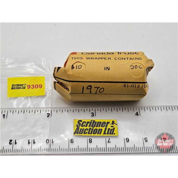 Canada Fifty Cent  Roll : 1970 (20 Coins)