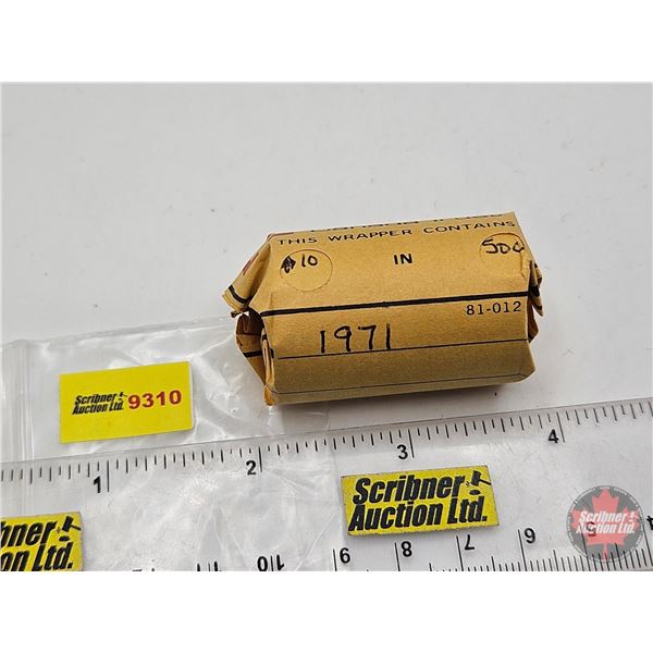 Canada Fifty Cent  Roll : 1971 (20 Coins)