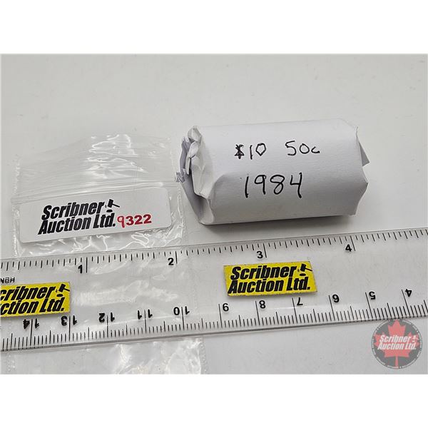 Canada Fifty Cent  Roll : 1984 (20 Coins)