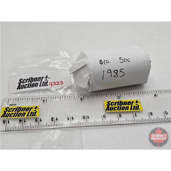 Canada Fifty Cent  Roll : 1985 (20 Coins)