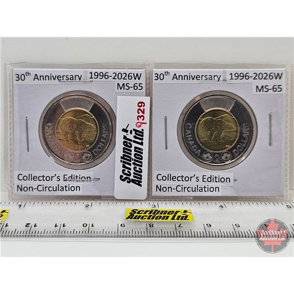 Canada (2) : Non-Circulation $2 : 30th Anniversary of the Toonie – Collector’s Edi