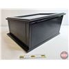 Image 7 : Countertop Coin Storage/Display Case (Black) : Sloped Glass Top Flip Up Door : 1 Bottom Drawer (8-1/