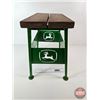 Image 3 : John Deere Step Stool (Custom) (Steel & Wood) (Measures : 20-1/2"H x 20"W x 15"D)