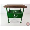 Image 4 : John Deere Step Stool (Custom) (Steel & Wood) (Measures : 20-1/2"H x 20"W x 15"D)