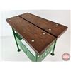 Image 7 : John Deere Step Stool (Custom) (Steel & Wood) (Measures : 20-1/2"H x 20"W x 15"D)