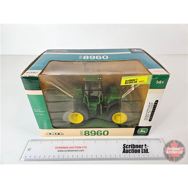 John Deere 8960 : Prestige Collection : 1989 (ERTL) (Scale 1:32) (Box Measures : 6-1/2"H x 10-1/4"W 