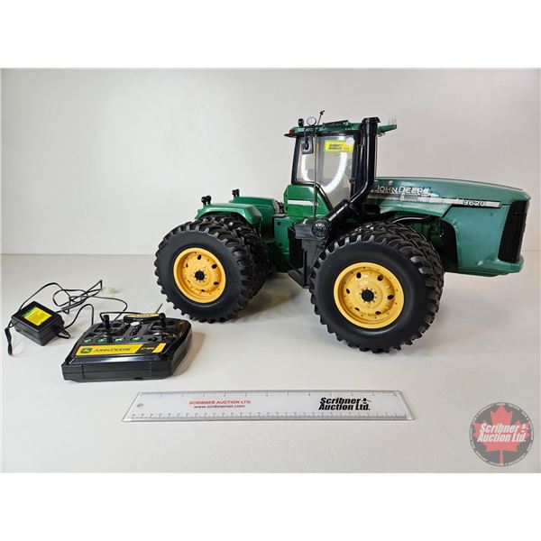 Remote Control Tractor : John Deere 9620 (Plastic) (ERTL) (Measures : 13"H x 15"W x 24"D)