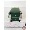 Image 5 : John Deere Tin Napkin Holder c/w Napkins (Measures : 7-1/2"H)