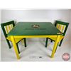 Image 1 : John Deere Kids Table & (2) Chairs (Table Measures : 24"H x 31-1/2"W x 23-1/2"D)