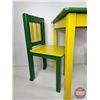 Image 4 : John Deere Kids Table & (2) Chairs (Table Measures : 24"H x 31-1/2"W x 23-1/2"D)