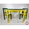 Image 5 : John Deere Kids Table & (2) Chairs (Table Measures : 24"H x 31-1/2"W x 23-1/2"D)