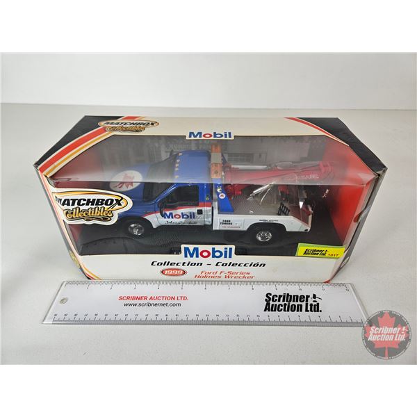 Ford F Series Holmes Wrecker : Mobil Collection 1999 (Matchbox Collectibles)  (Scale 1:24) (Box Meas