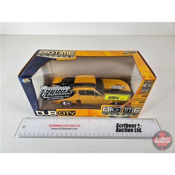 Ford Mustang GT 500 : Bigtime Muscle (Jada) (NOTE: Box Insert Missing) (Scale 1:24) (Box Measures : 