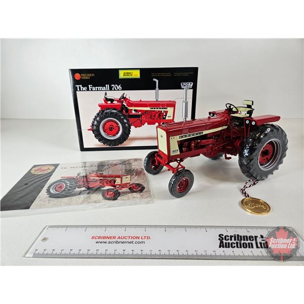 Farmall 706 : Precision Series (ERTL) (Scale 1:16) (Box Measures : 8"H x 12"W x 7-1/2"D)