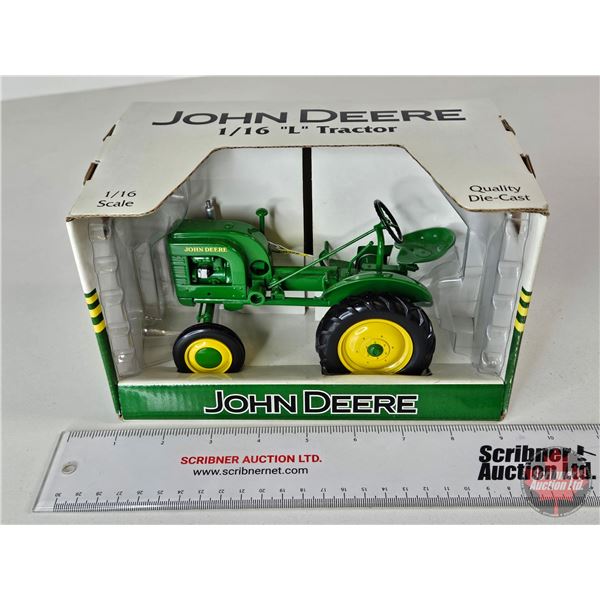 John Deere "L" Tractor (Spec Cast) (Scale 1:16) (Box Measures : 5"H x 8-1/2"W x 5"D)
