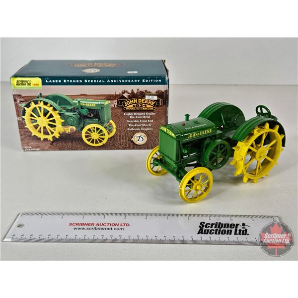 John Deere 1924 Model "D" Tractor : 75th Anniversary Edition (ERTL) (Scale 1:16) (Box Measures : 5"H