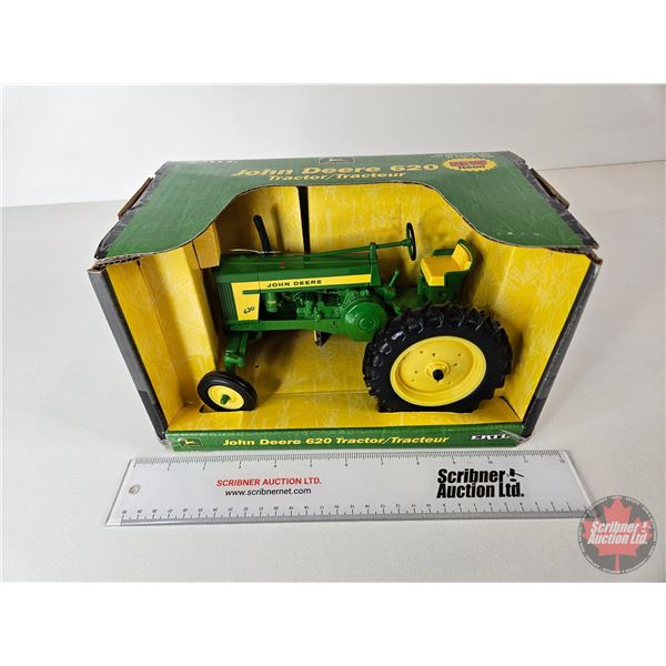 John Deere 620 Tractor (ERTL) (Scale 1:16) (Box Measures : 6-1/2"H x 10-1/2"W x 6-1/2"D)