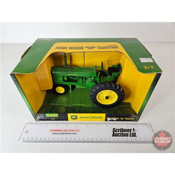 John Deere "50" Tractor (ERTL) (Scale 1:16) (Box Measures : 6-1/4"H x 10-3/4"W x 6-1/2"D)