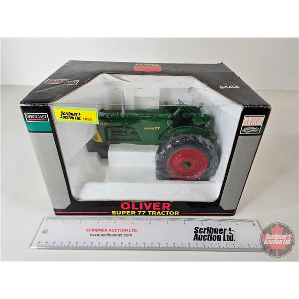 OLIVER Super 77 Tractor (Spec Cast) (Scale 1:16) (Box Measures : 7"H x 10-3/4"W x 7-3/4"D)