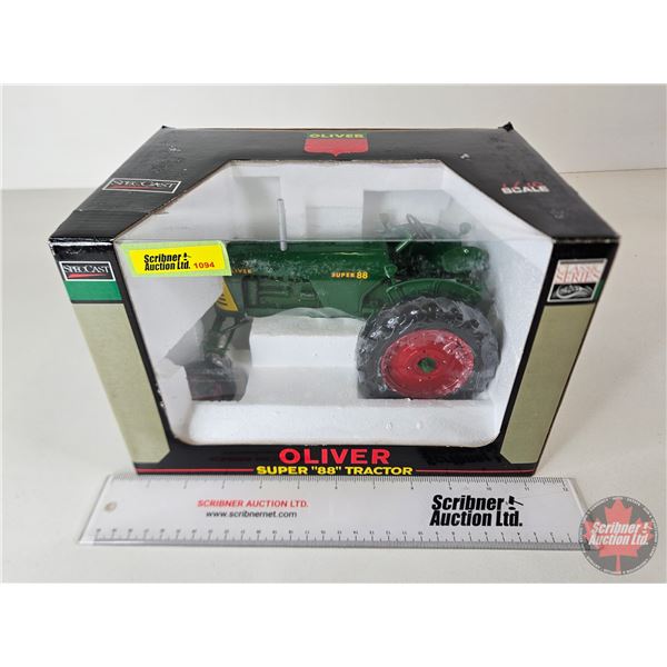 OLIVER Super "88" Tractor (Spec Cast) (Scale 1:16) (Box Measures : 7"H x 10-3/4"W x 7-1/2"D)