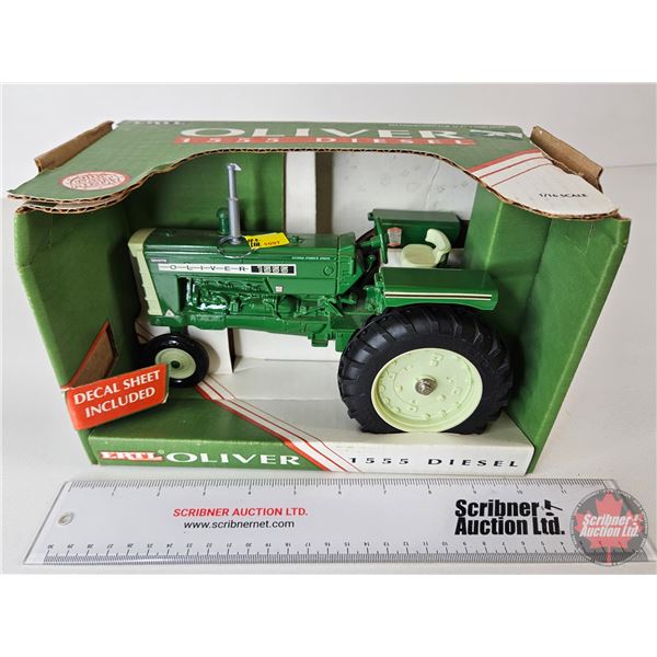 OLIVER 1555 Diesel (ERTL) (Scale 1:16) (Box Measures : 6-1/2"H x 10-1/2"W x 6"D)