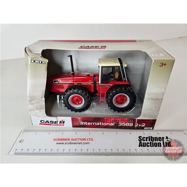 IH International 3588 2+2 Tractor (ERTL) (Scale 1:32) (Box Measures : 5-1/2"H x 9-1/4"W x 4-1/2"D)