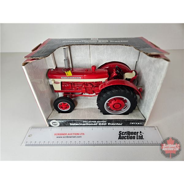 IH 660 Tractor : Collector Edition 2000 (ERTL) (Scale 1:16) (Box Measures : 7"H x 10"W x 6-1/2"D)
