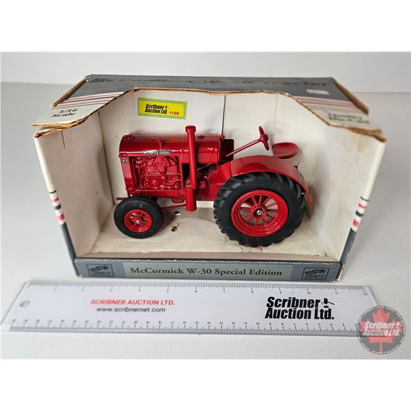 McCormick Deering W-30 Tractor (Spec Cast) (Scale 1:16) (Box Measures : 6"H x 9-3/4"W x 5-3/4"D)
