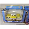 Image 2 : Classic Vehicles (3) : (ERTL) - '57 Chevy - '57 Thunderbird - '49 Ford Coupe (Scale 1:43) (Each Box 