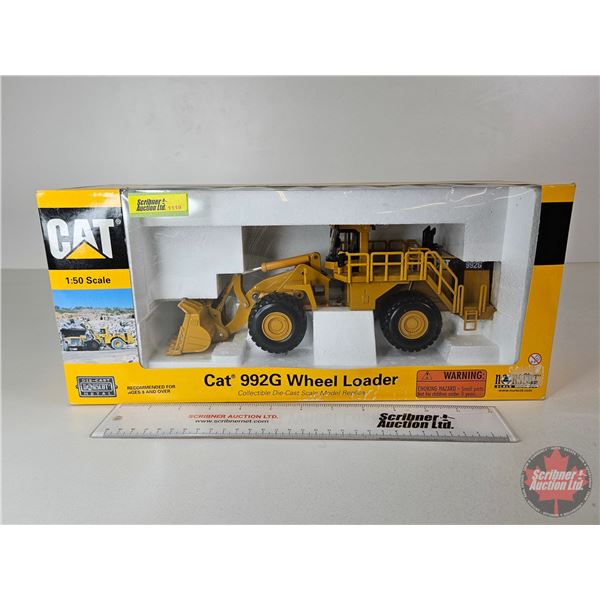 CAT 992G Wheel Loader (Norscot) (Scale 1:50) (Box Measures : 7"H x 16"W x 5-1/2"D)