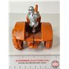 Image 7 : Allis-Chalmers Cast Iron Tractor w/Farmer  (Scale 1:16)
