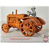 Image 8 : Allis-Chalmers Cast Iron Tractor w/Farmer  (Scale 1:16)