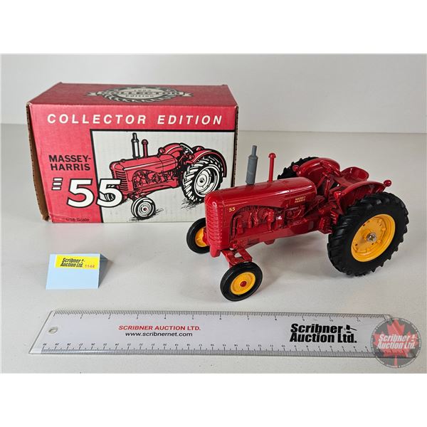 Massey Harris 55 Tractor : Collector Edition 1993 (ERTL) (Scale 1:16) (Box Measures : 6"H x 9-1/2"W 