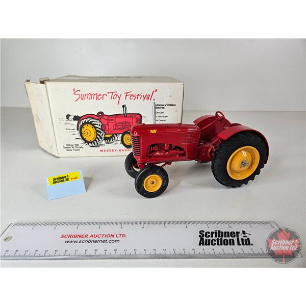 Massey Harris 101 Tractor : Summer Toy Festival June 1,2 & 3 1990 (Spec Cast) (Scale 1:16) (Missing 