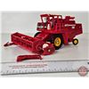Image 1 : Massey Ferguson 760 Combine : 1978 (Britains) (Plastic) (Scale 1:32) (NOTE : Breakage - Header & Aug